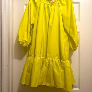 LDT Chartreuse Swing Dress